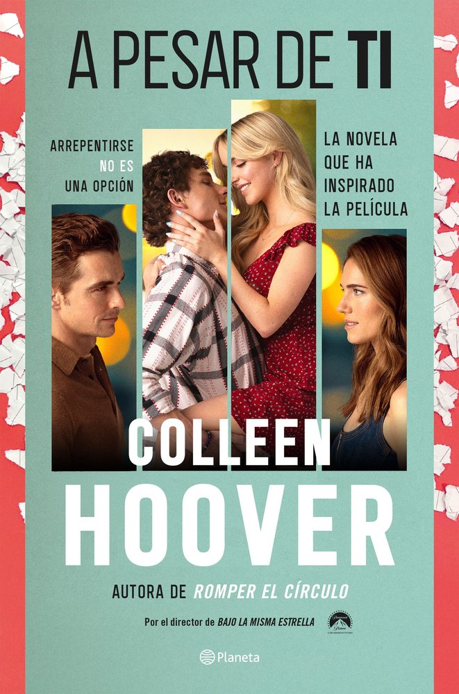 A PESAR DE TI, de COLLEEN HOOVER | portada del libro