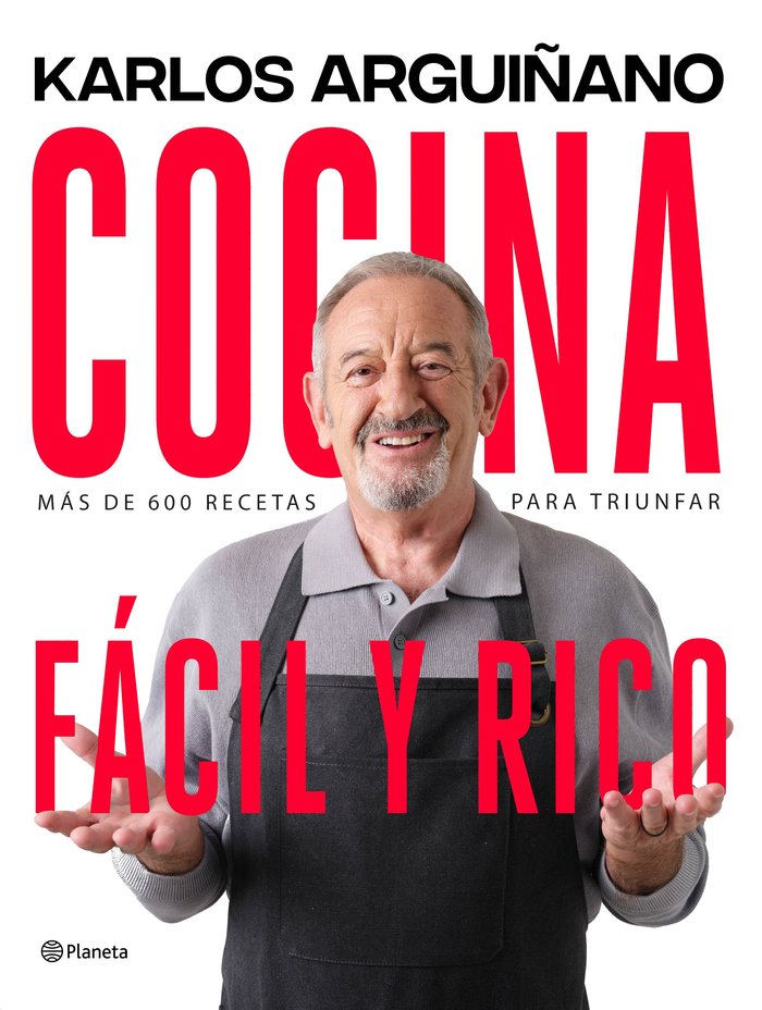COCINA FACIL Y RICO, de KARLOS ARGUIÑANO | portada del libro