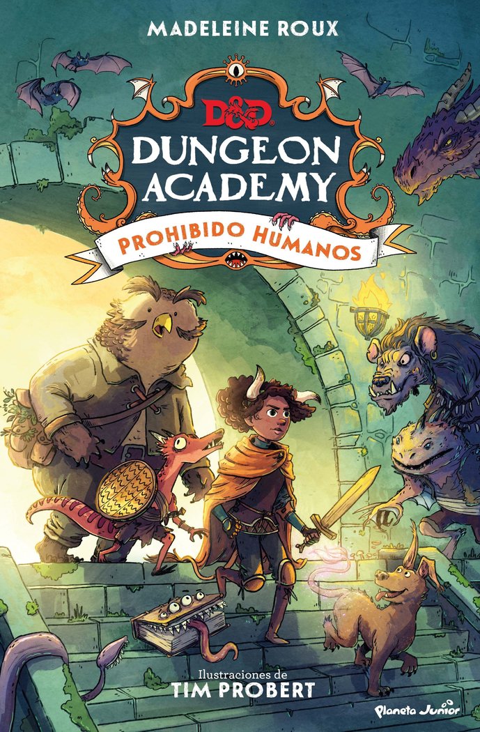 DUNGEONS & DRAGONS. MAZMORRA ACADEMY. PROHIBIDO HU, de D & D | portada del libro