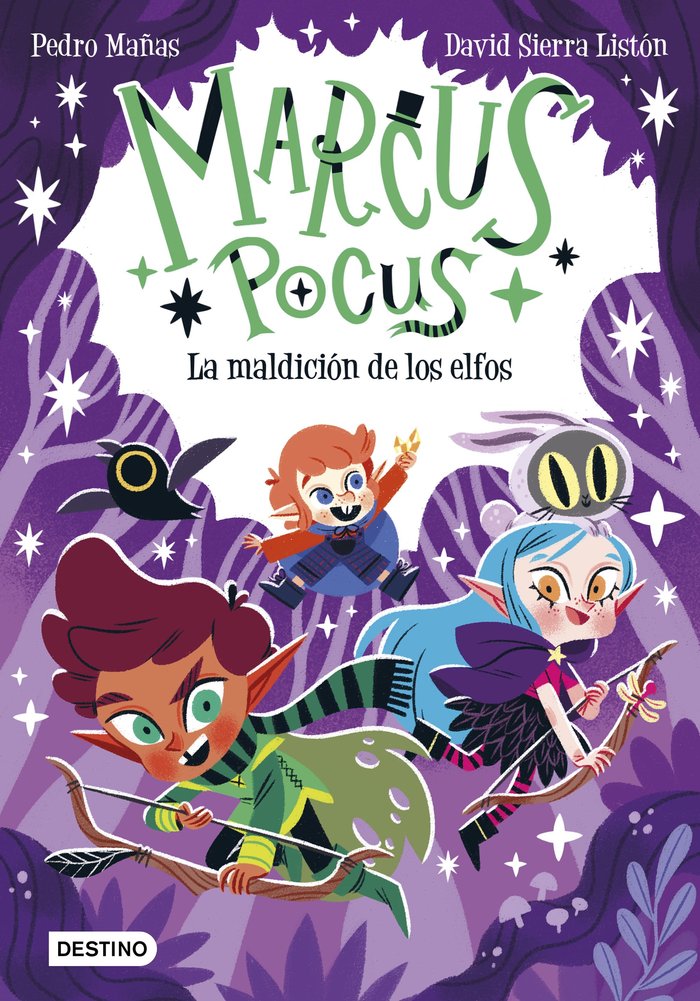 MARCUS POCUS 3. LA MALDICION DE LOS ELFOS, de PEDRO MAÑAS | portada del libro