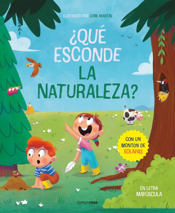¿QUE ESCONDE LA NATURALEZA?, de LEIRE MARTIN CURTO | portada del libro