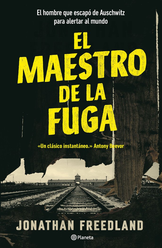 EL MAESTRO DE LA FUGA, de JONATHAN FREEDLAND | portada del libro