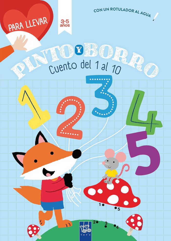 CUENTO DEL 1 AL 10. 3-5 AÑOS, de YOYO | portada del libro
