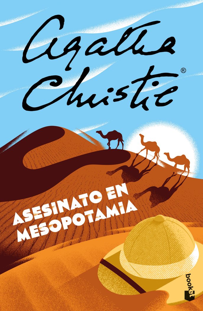ASESINATO EN MESOPOTAMIA, de AGATHA CHRISTIE | portada del libro