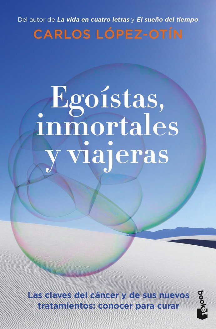 EGOISTAS, INMORTALES Y VIAJERAS, de CARLOS LOPEZ OTIN | portada del libro