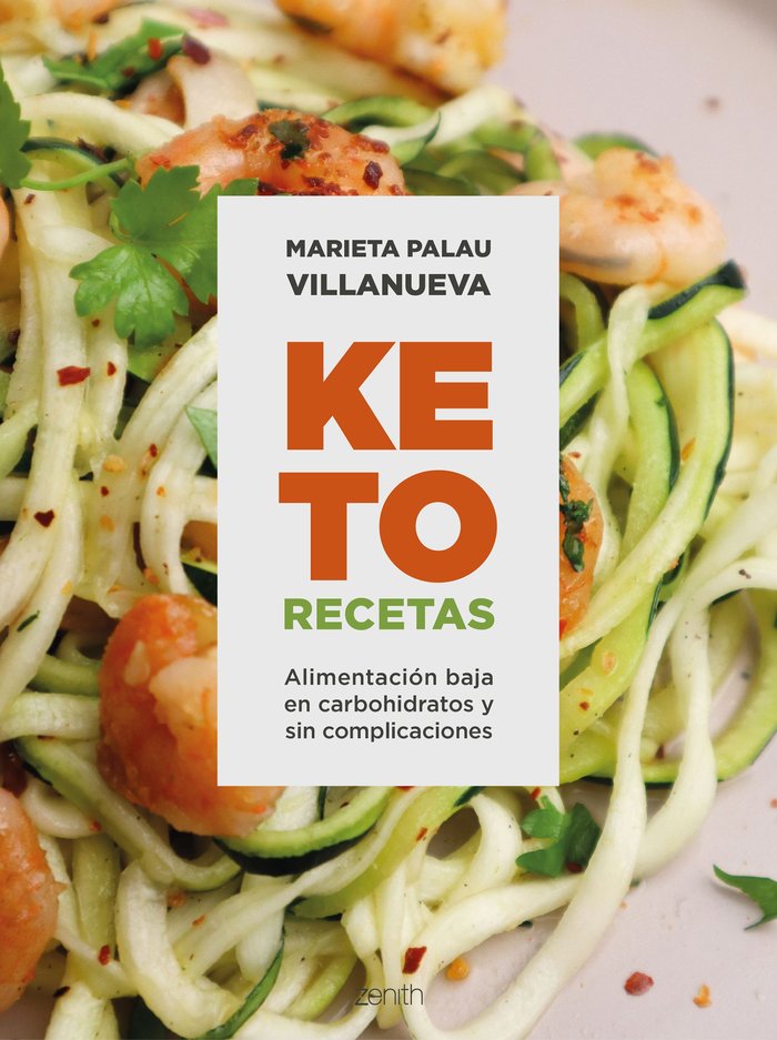 KETO RECETAS, de MARIETA PALAU VILLANUEVA | portada del libro