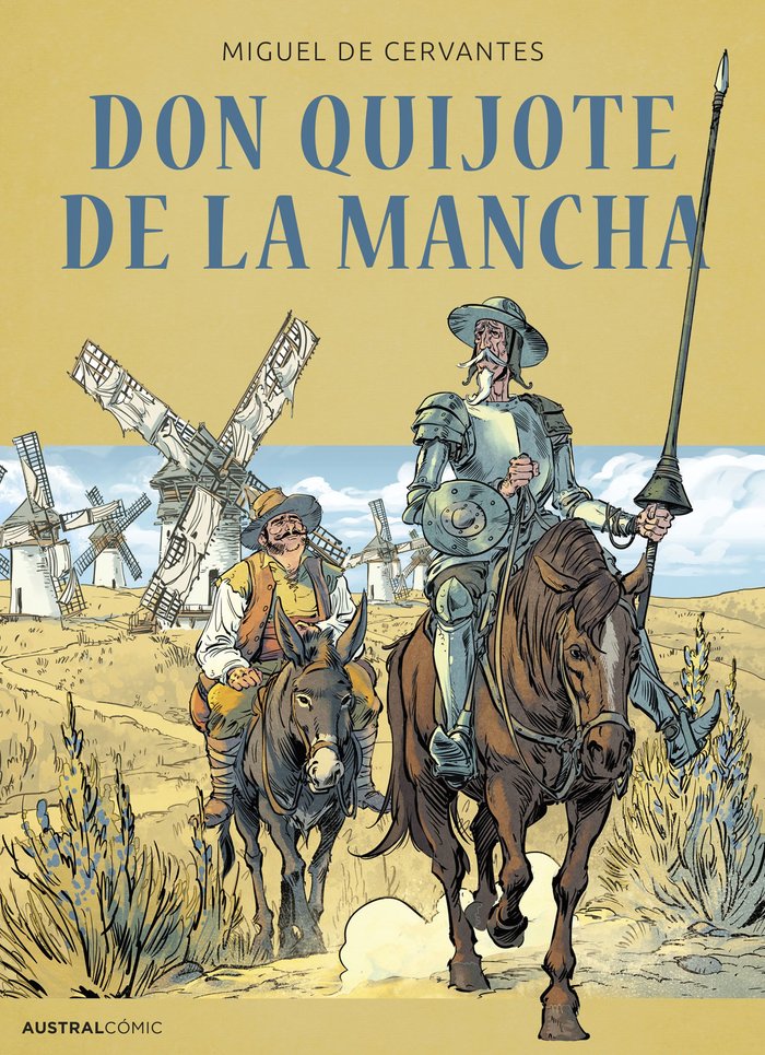 DON QUIJOTE DE LA MANCHA (COMIC), de MIGUEL DE CERVANTES | portada del libro