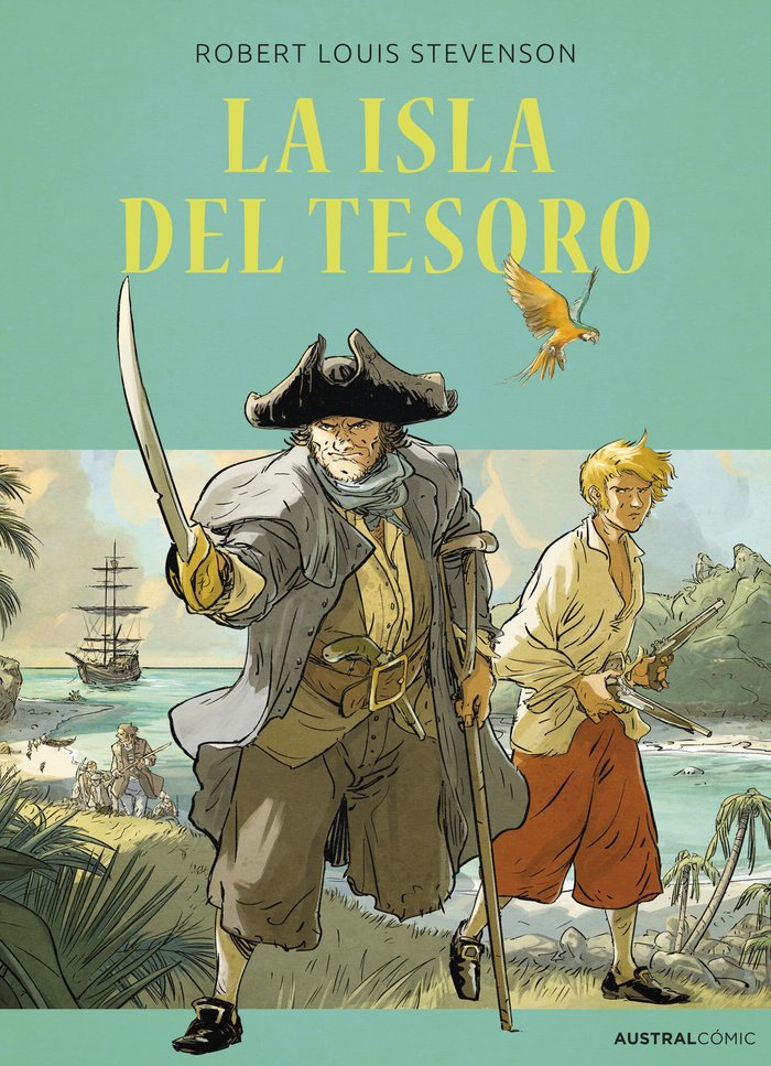 LA ISLA DEL TESORO (COMIC), de ROBERT LOUIS STEVENSON | portada del libro