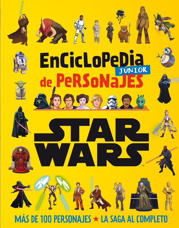 STAR WARS. ENCICLOPEDIA JUNIOR DE PERSONAJES, de STAR WARS | portada del libro