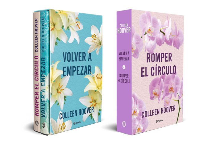 ESTUCHE ROMPER EL CIRCULO Y VOLVER A EMPEZAR, de COLLEEN HOOVER | portada del libro
