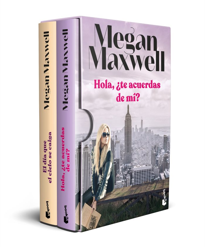 ESTUCHE HOLA TE ACUERDAS DE MI Y EL DIA QUE EL CIELO SE CAI, de MEGAN MAXWELL | portada del libro