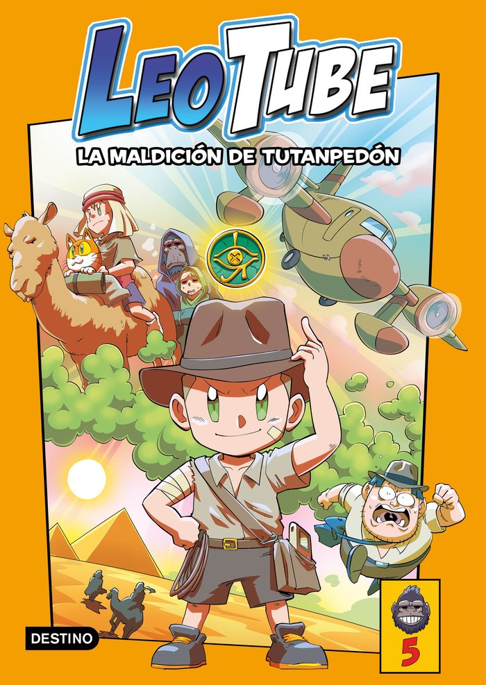 LEOTUBE 5. LA MALDICION DE TUTANPEDON, de LEOTUBE | portada del libro