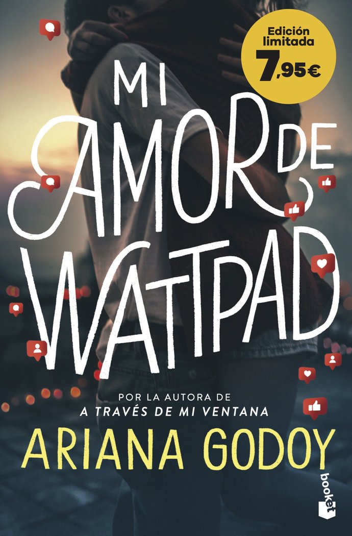 MI AMOR DE WATTPAD, de ARIANA GODOY | portada del libro
