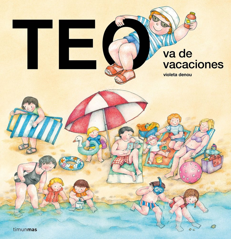 TEO VA DE VACACIONES, de VIOLETA DENOU | portada del libro