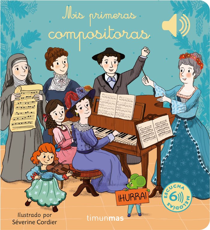MIS PRIMERAS COMPOSITORAS, de SEVERINE CORDIER | portada del libro