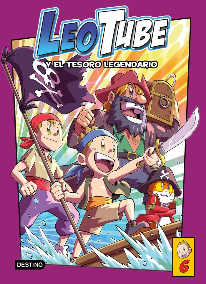 LEOTUBE 6. LEOTUBE Y EL TESORO LEGENDARIO, de LEOTUBE | portada del libro
