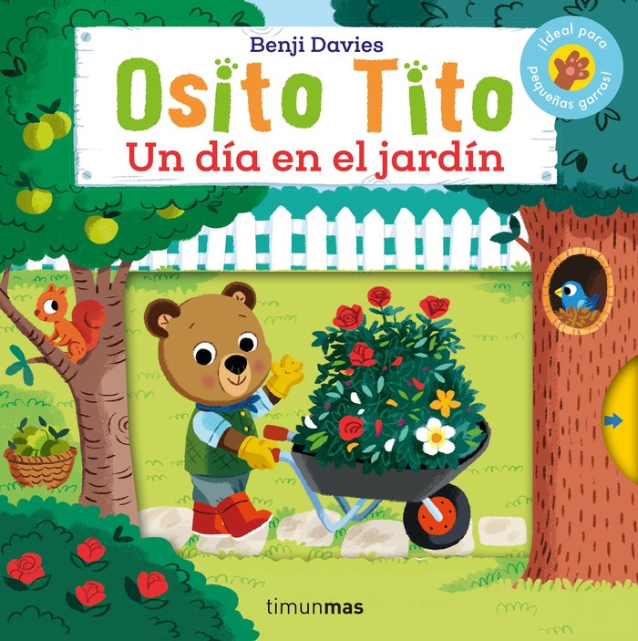 OSITO TITO UN DIA EN EL JARDIN, de BENJI DAVIES | portada del libro