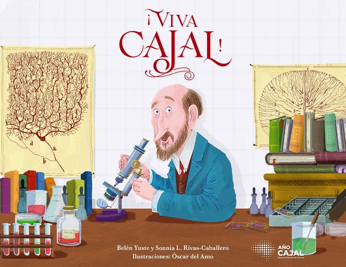 ¡VIVA CAJAL!, de RIVAS-CABALLERO | portada del libro