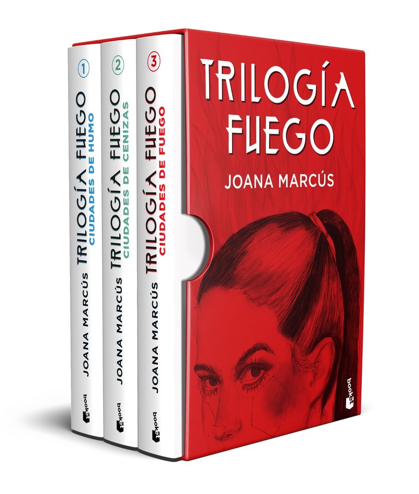 ESTUCHE TRILOGIA FUEGO, de JOANA MARCUS | portada del libro