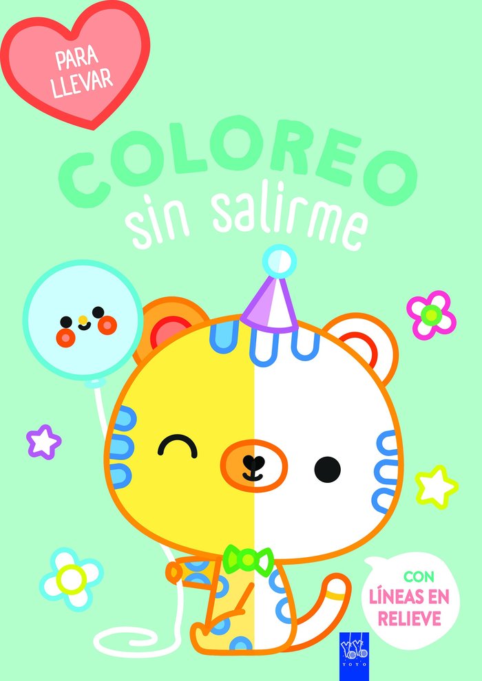 COLOREO SIN SALIRME-PARA LLEVAR. TIGRE, de AA.VV. | portada del libro