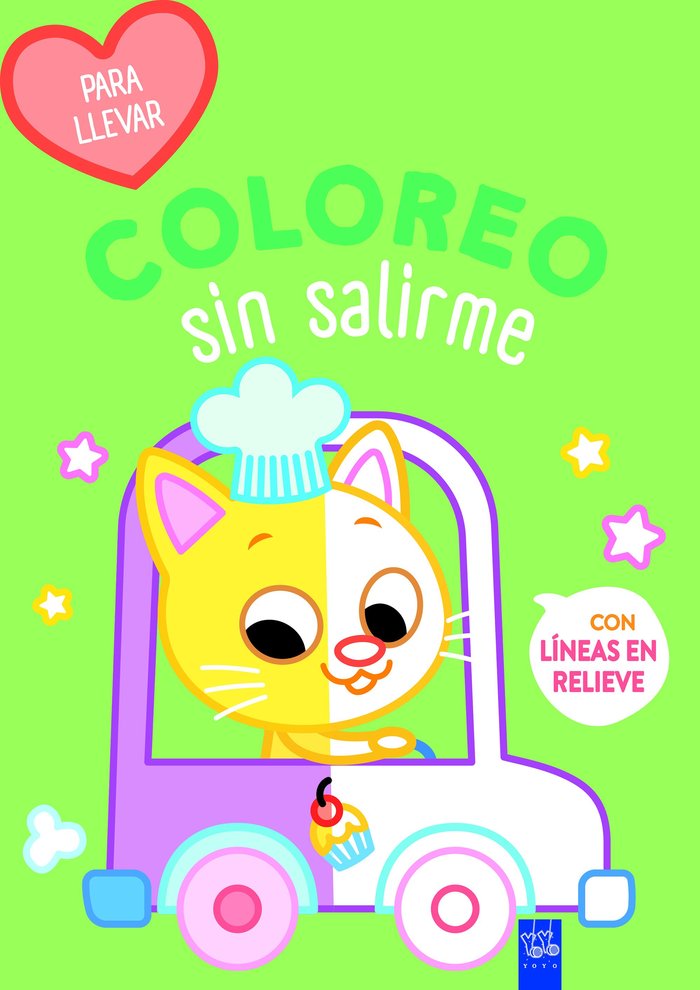 COLOREO SIN SALIRME-PARA LLEVAR. GATO, de AA.VV. | portada del libro