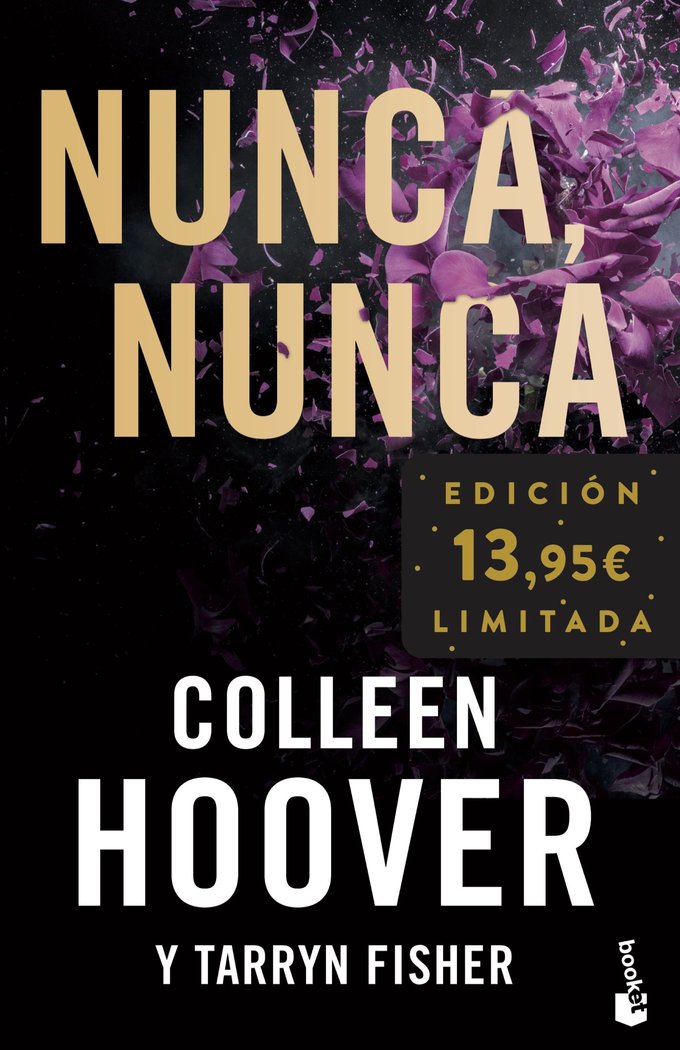 NUNCA, NUNCA, de COLLEEN HOOVER | portada del libro