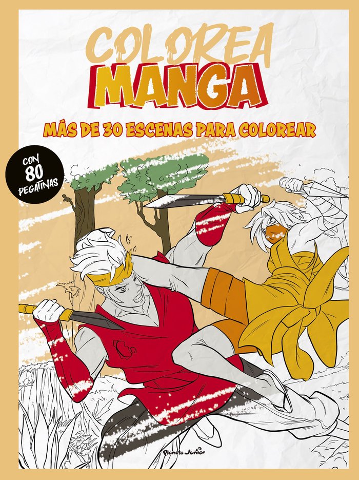 COLOREA MANGA | portada del libro