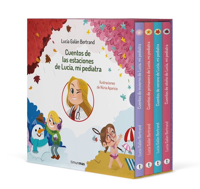 ESTUCHE LAS ESTACIONES DE LUCIA, MI PEDIATRA, de LUCIA GALAN BERTRAND | portada del libro