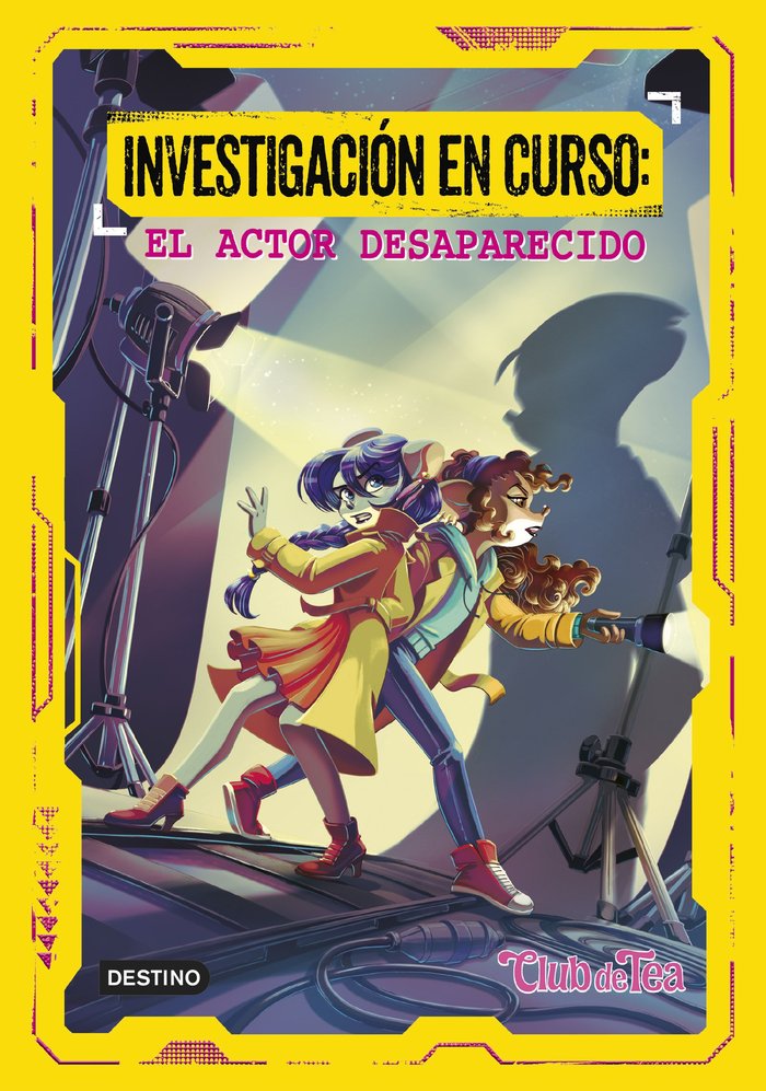 INVESTIGACION EN CURSO 1 EL ACTOR DESAPARECIDO, de TEA STILTON | portada del libro