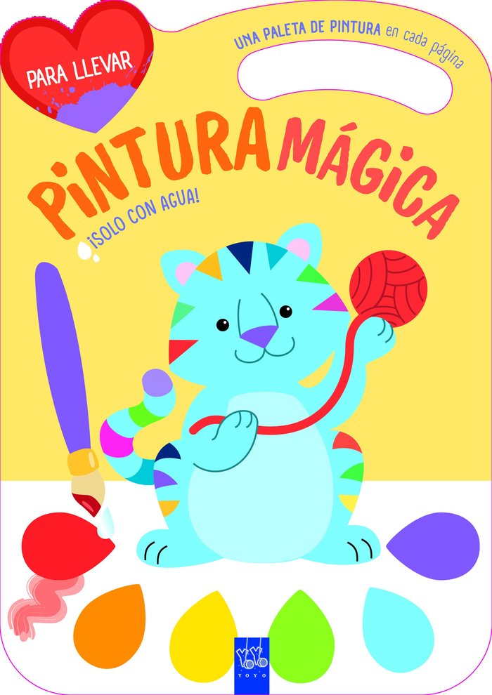 PINTURA MAGICA GATO, de YOYO | portada del libro