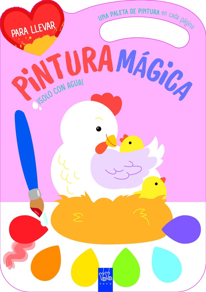 PINTURA MAGICA GALLINA, de YOYO | portada del libro