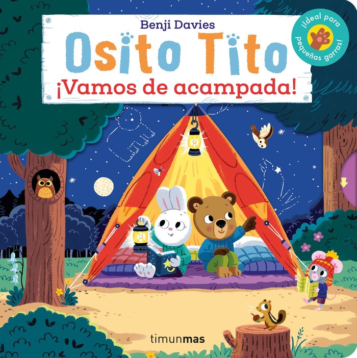 OSITO TITO VAMOS DE ACAMPADA, de BENJI DAVIES | portada del libro