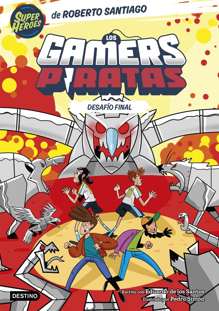 LOS GAMERS PIRATAS 4, de ROBERTO SANTIAGO | portada del libro