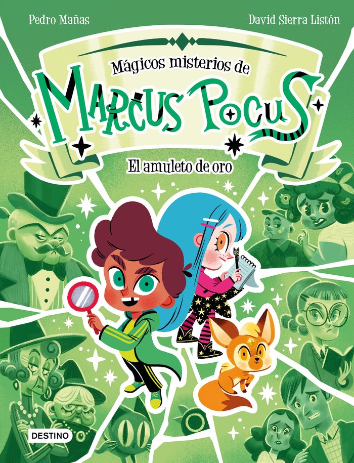 MARCUS POCUS MAGICOS MISTERIOS 1 EL AMULETO DE ORO, de PEDRO MAÑAS | portada del libro