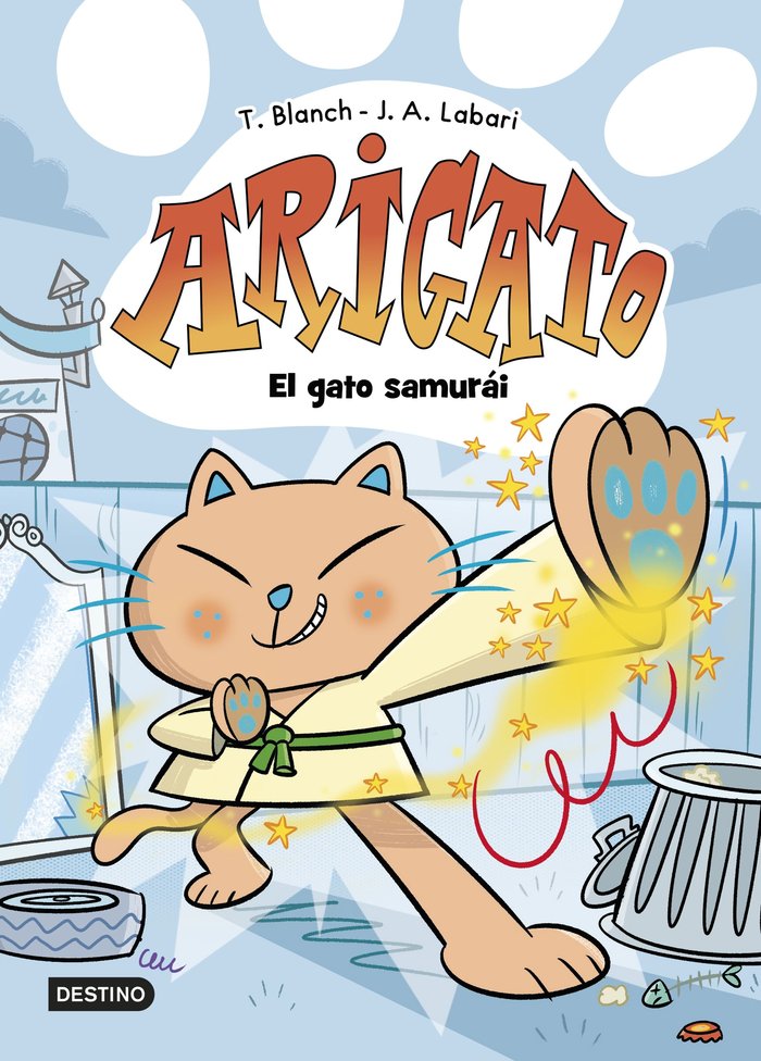ARIGATO 1 EL GATO SAMURAI, de TERESA BLANCH | portada del libro