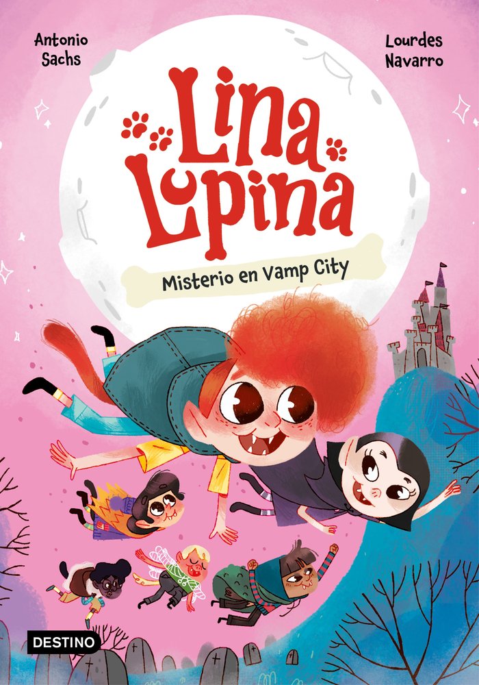 LINA LUPINA 2. MISTERIO EN VAMP CITY, de ANTONIO SACHS | portada del libro