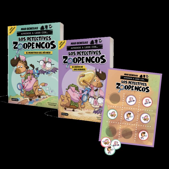 PACK ZOOPENCOS TRES EN RAYA 2024, de MAR BENEGAS | portada del libro