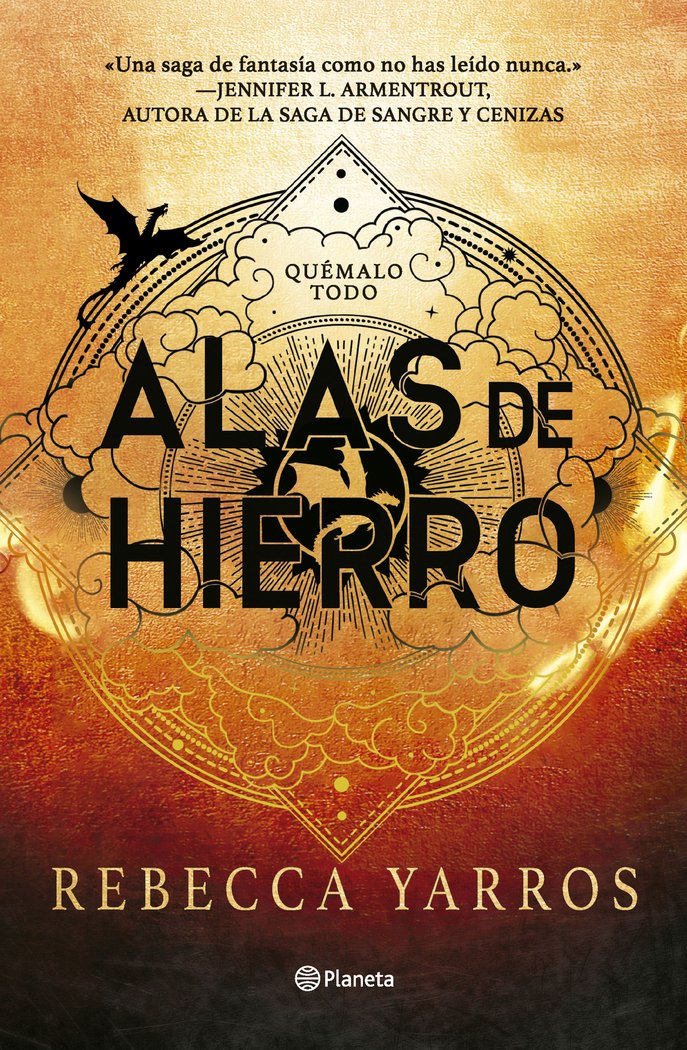 ALAS DE HIERRO, de Rebecca Yarros | portada del libro