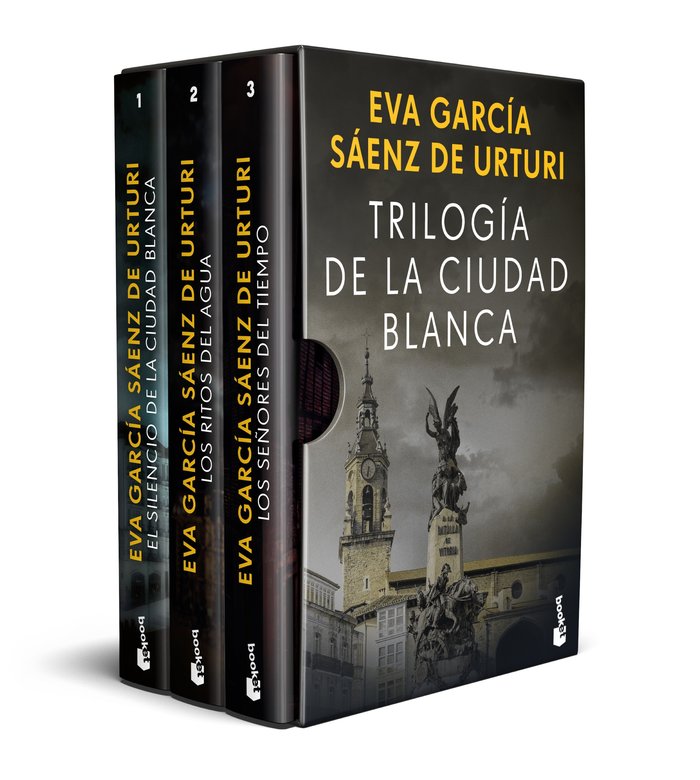 ESTUCHE TRILOGIA DE LA CIUDAD BLANCA, de EVA GARCIA SAENZ DE URTURI | portada del libro