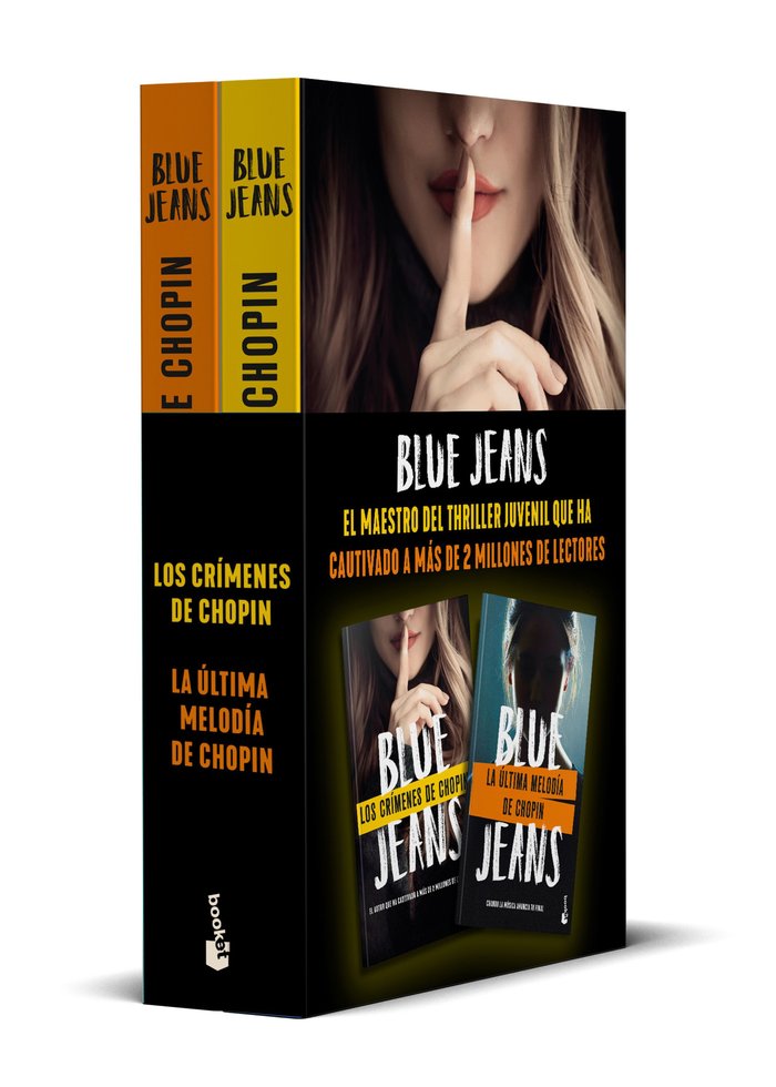 PACK LOS CRIMENES DE CHOPIN Y LA ULTIMA MELODIA DE CHOPIN, de BLUE JEANS | portada del libro