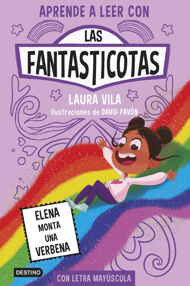 APRENDE A LEER CON LAS FANTASTICOTAS 9 ELENA MONTA UNA VERBE, de LAURA VILA | portada del libro