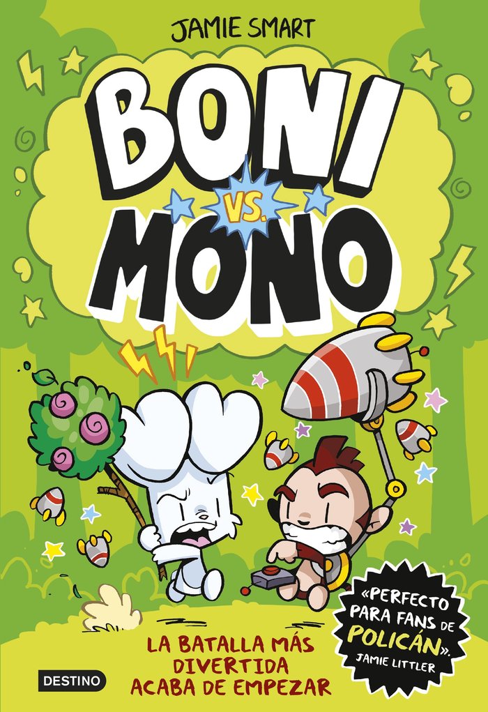 BONI VS MONO 1, de JAMIE SMART | portada del libro