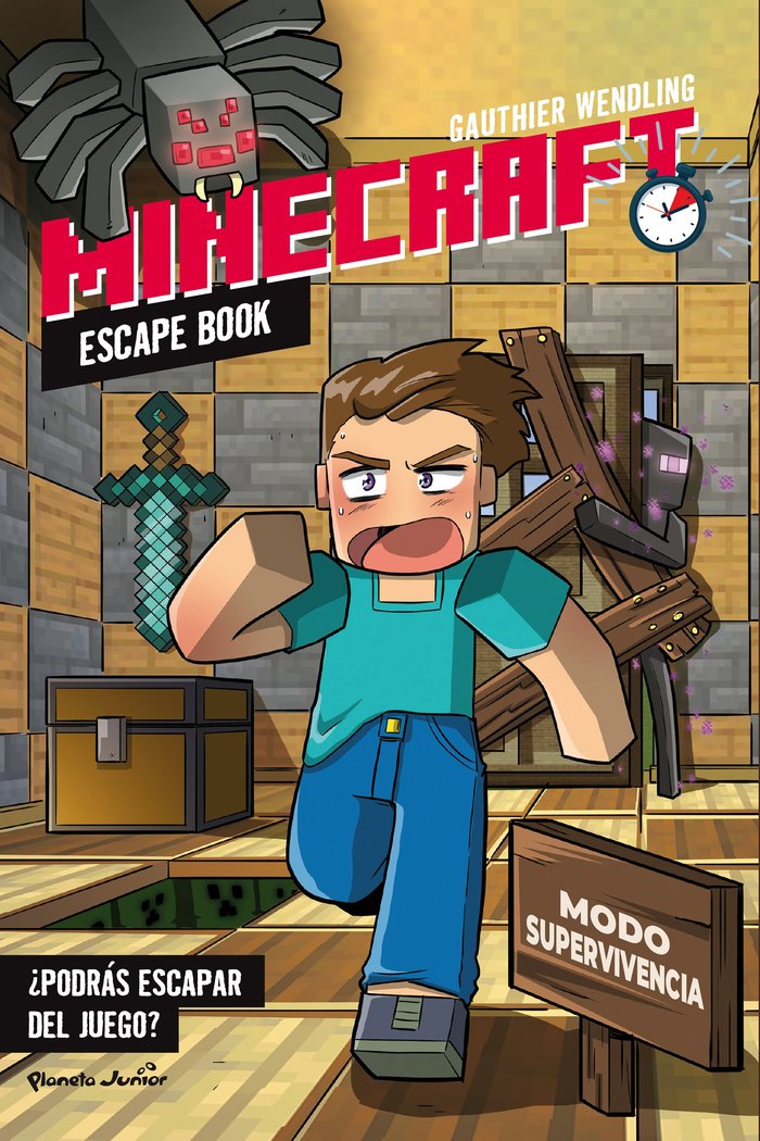 Minecraft. Escape Book, de GAUTHIER WENDLING | portada del libro