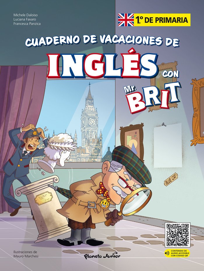 MR BRIT CUADERNO VACACIONES INGLES 1º PRIMARIA | portada del libro