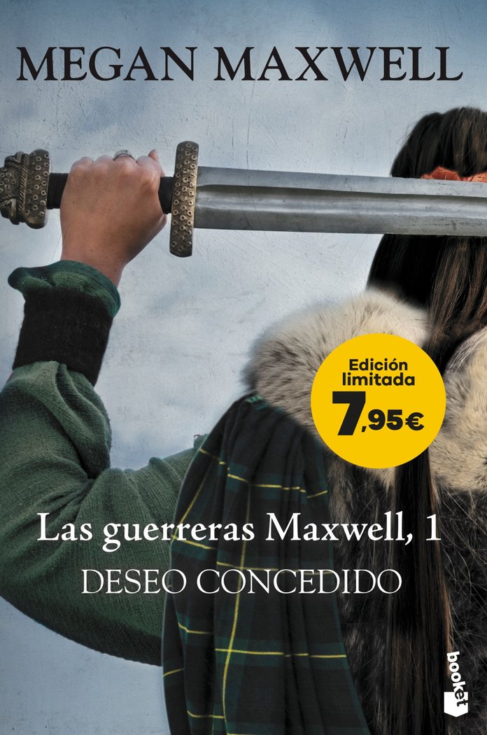 LAS GUERRERAS MAXWELL 1 DESEO CONCEDIDO, de MEGAN MAXWELL | portada del libro