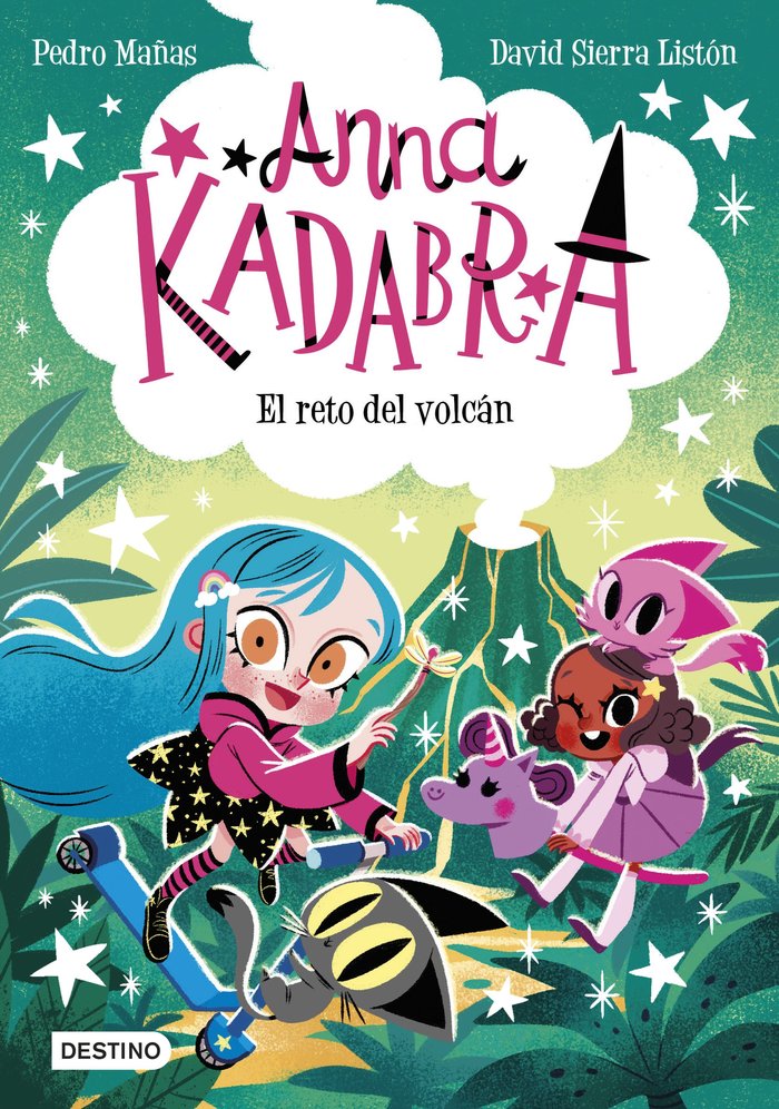 ANNA KADABRA 14 EL RETO DEL VOLCAN, de PEDRO MAÑAS | portada del libro