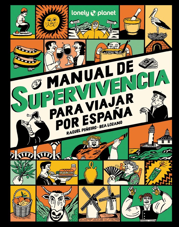 MANUAL DE SUPERVIVENCIA PARA VIAJAR POR ESPAÑA, de RAQUEL PIÑEIRO | portada del libro