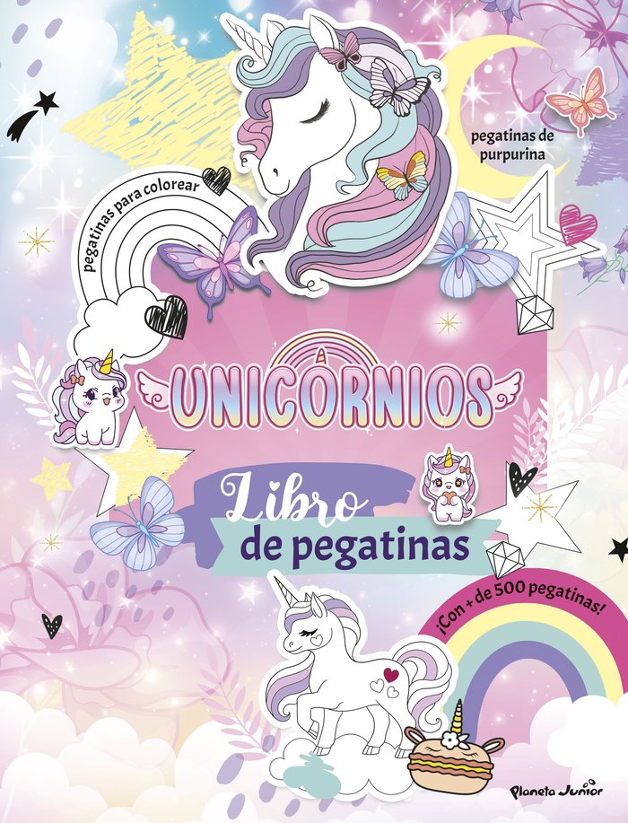 UNICORNIOS LIBRO DE PEGATINAS, de VARIOS AUTORES | portada del libro