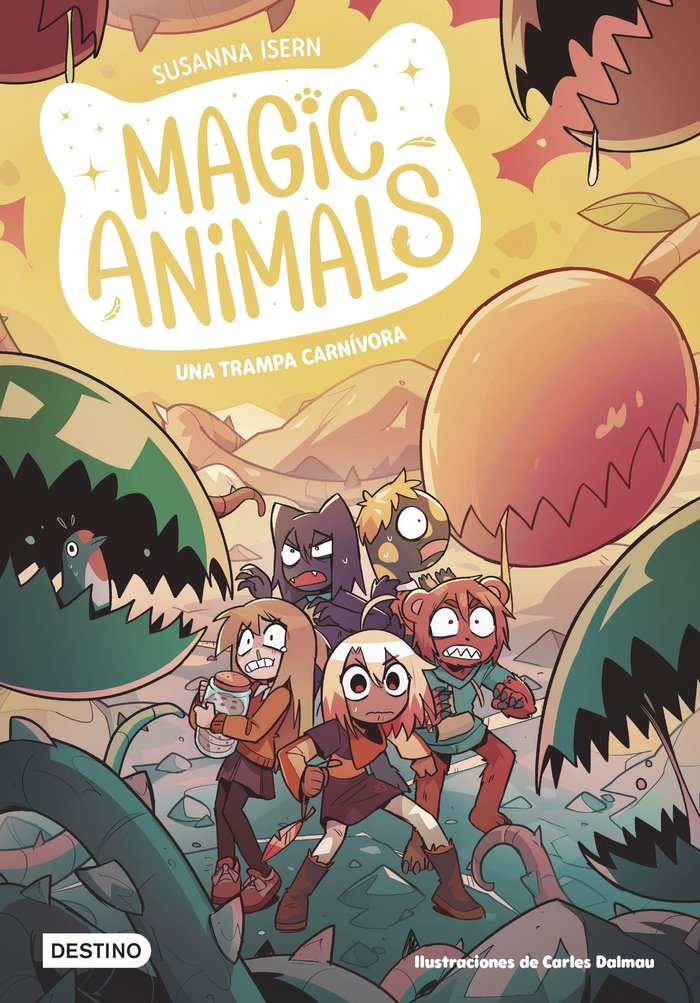 MAGIC ANIMALS 8. UNA TRAMPA CARNIVORA, de ISERN, SUSANNA | portada del libro