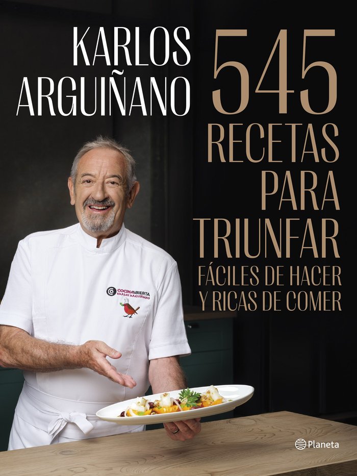 545 recetas para triunfar, de KARLOS ARGUIÑANO | portada del libro